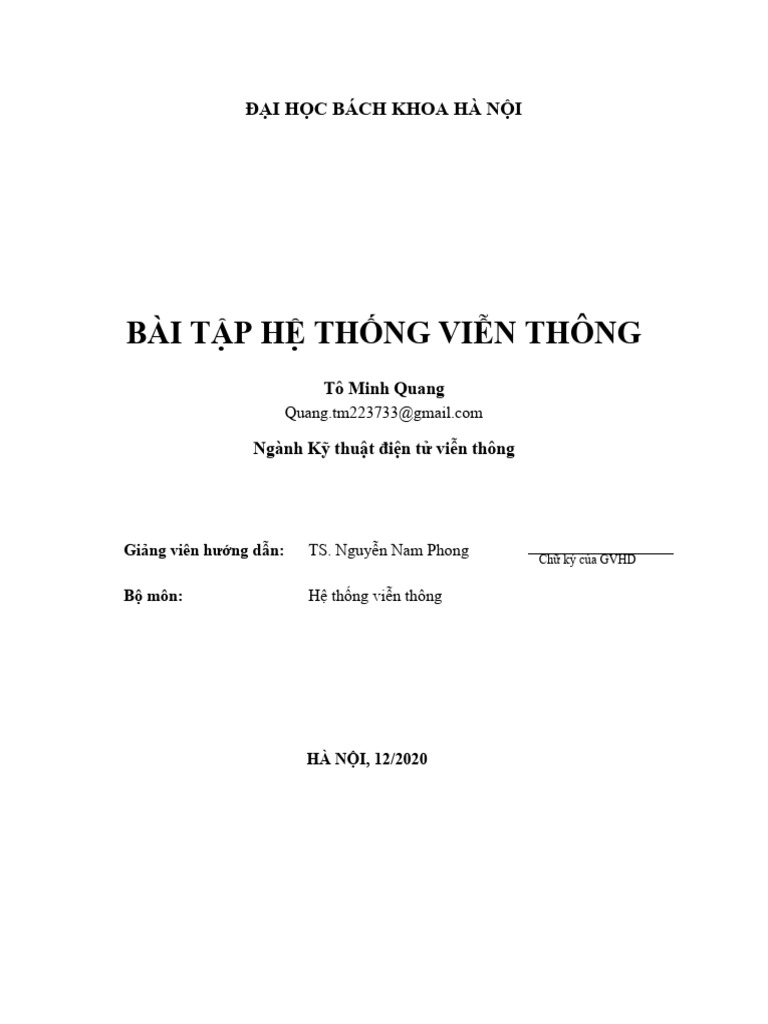 BT HTVT | PDF
