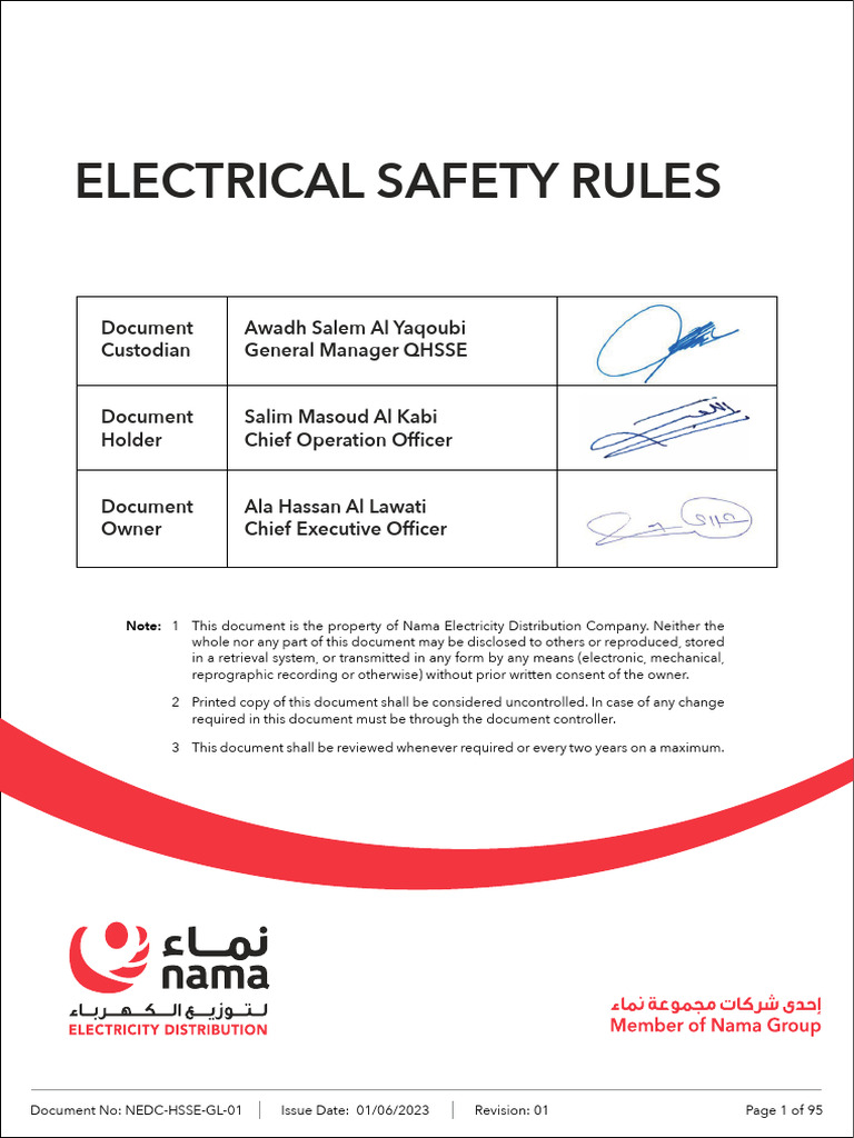 Electrical Safety Rules Guide | PDF | High Voltage | Insulator ...
