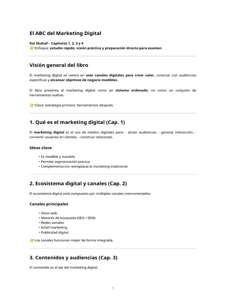 Guía Práctica de Marketing Digital | PDF | Publicidad digital | Marketing