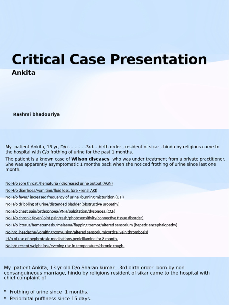 Ankita Wilson | PDF | Liver | Clinical Medicine