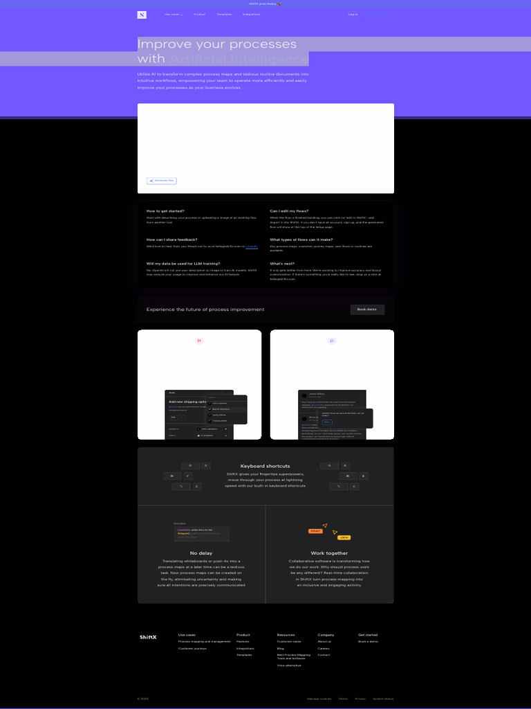 ShiftX: AI-Powered Process Mapping | PDF | Artificial Intelligence ...