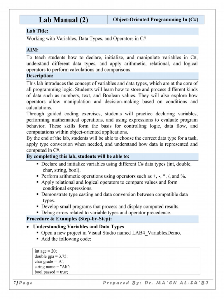 Lab 2 | PDF