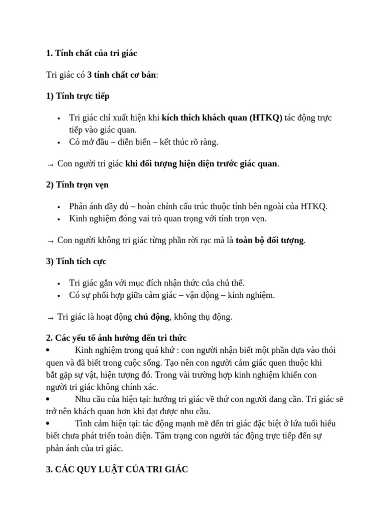Tri Giác | PDF