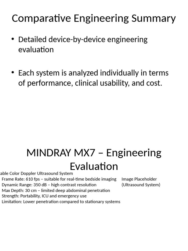 Comparative Engineering Summary Detailed | PDF