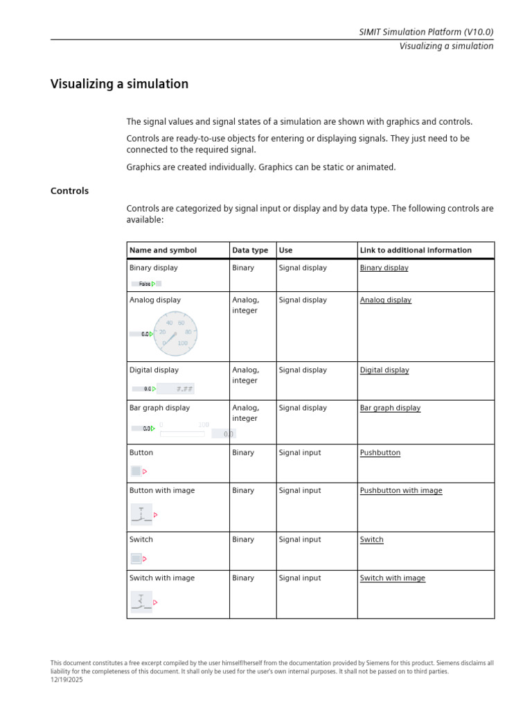 Simulation Visualization Controls Guide | PDF | Graphics | Image