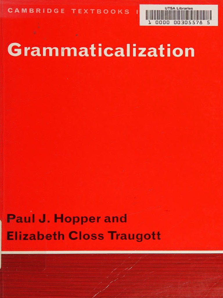 Understanding Grammaticalization Processes | PDF | Word | English Language