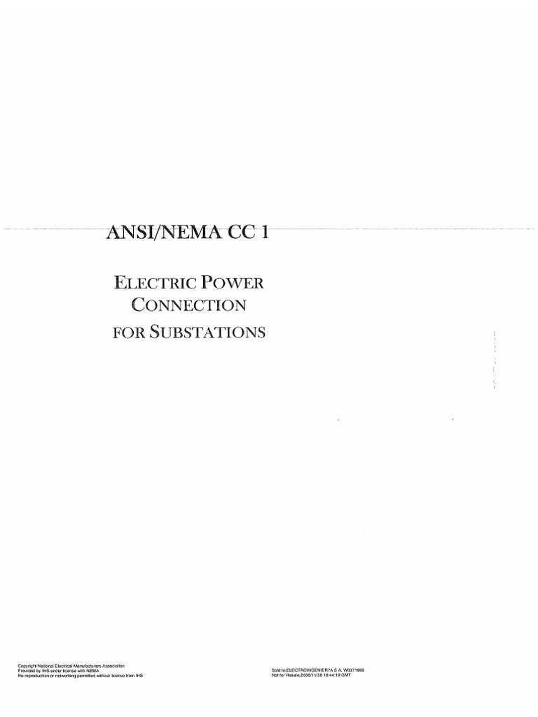 Ansi - Nema CC1 (Sep-05) | PDF