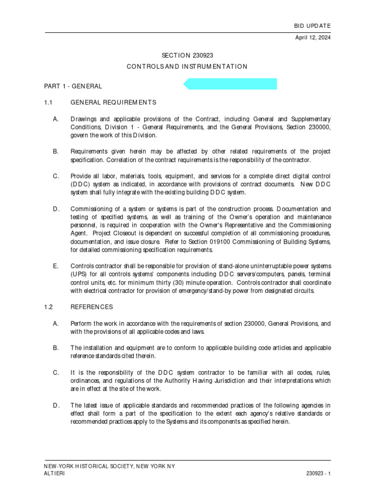 DDC System Specifications Update | PDF | Flow Measurement | Computer ...