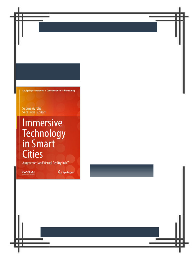 Immersive Technology in Smart Cities: Augmented and Virtual Reality in ...