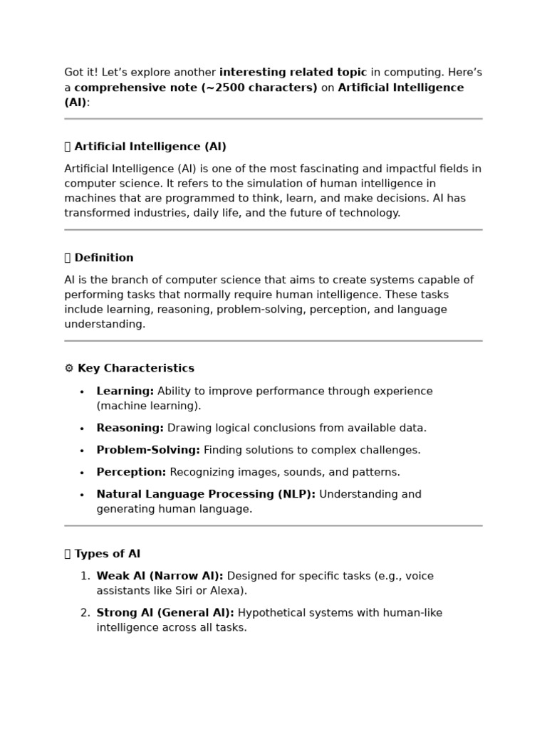 AI | PDF | Artificial Intelligence | Intelligence (AI) & Semantics