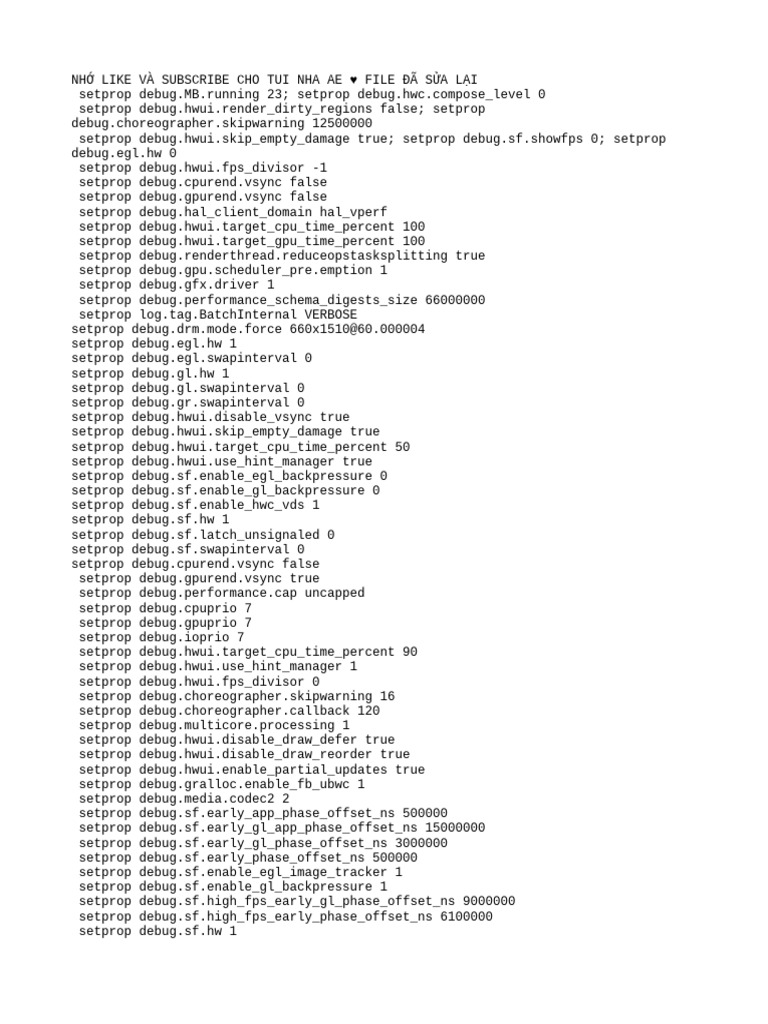 Android Debug Properties Configuration | PDF | Computer Engineering ...