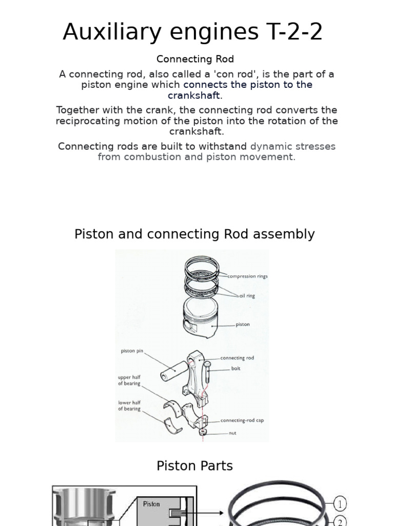 L 5 Aux Engines Connecting Rod | PDF