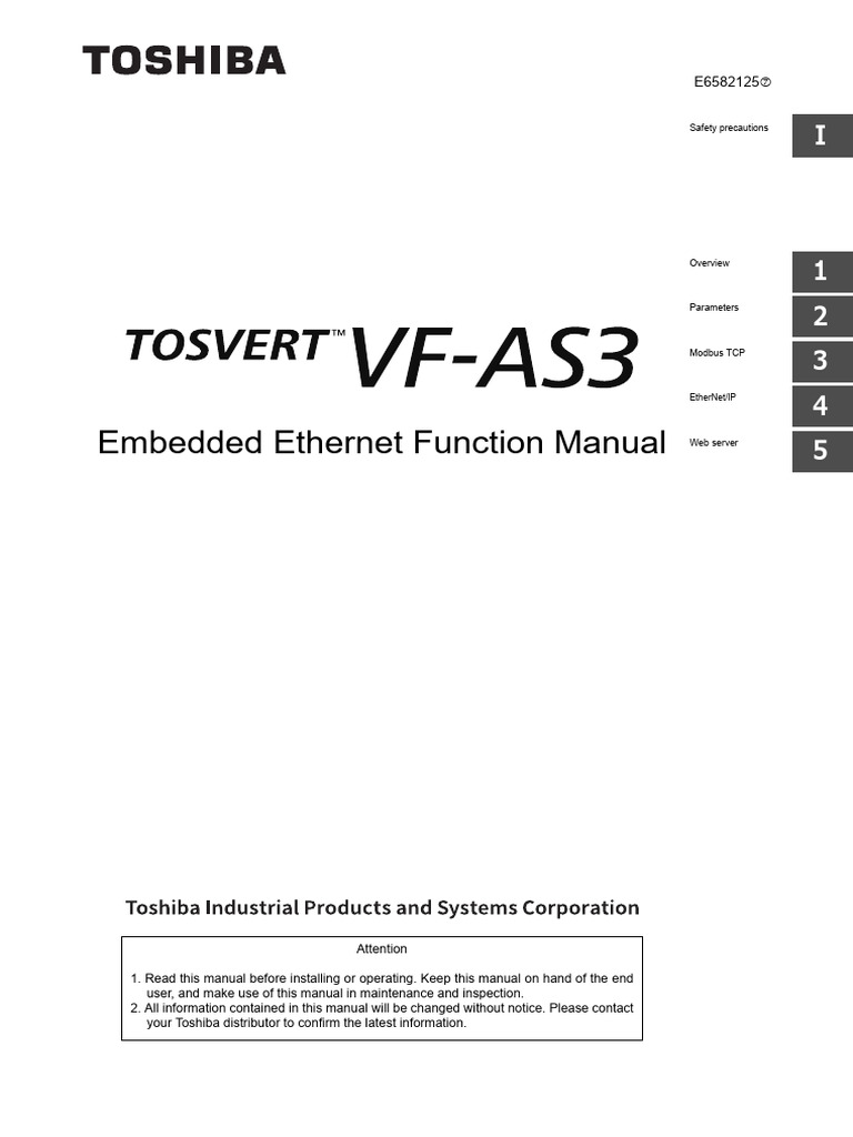 AS3 Embedded Ethernet Function Manual | PDF | Ip Address | Computer Network