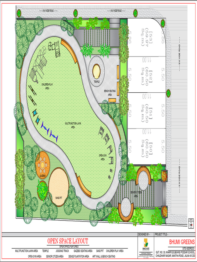 Open Space Layout Design Plan | PDF