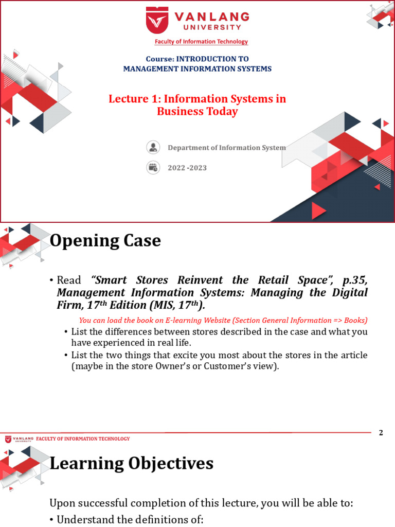 Introduction to Management Information Systems | PDF | Information ...