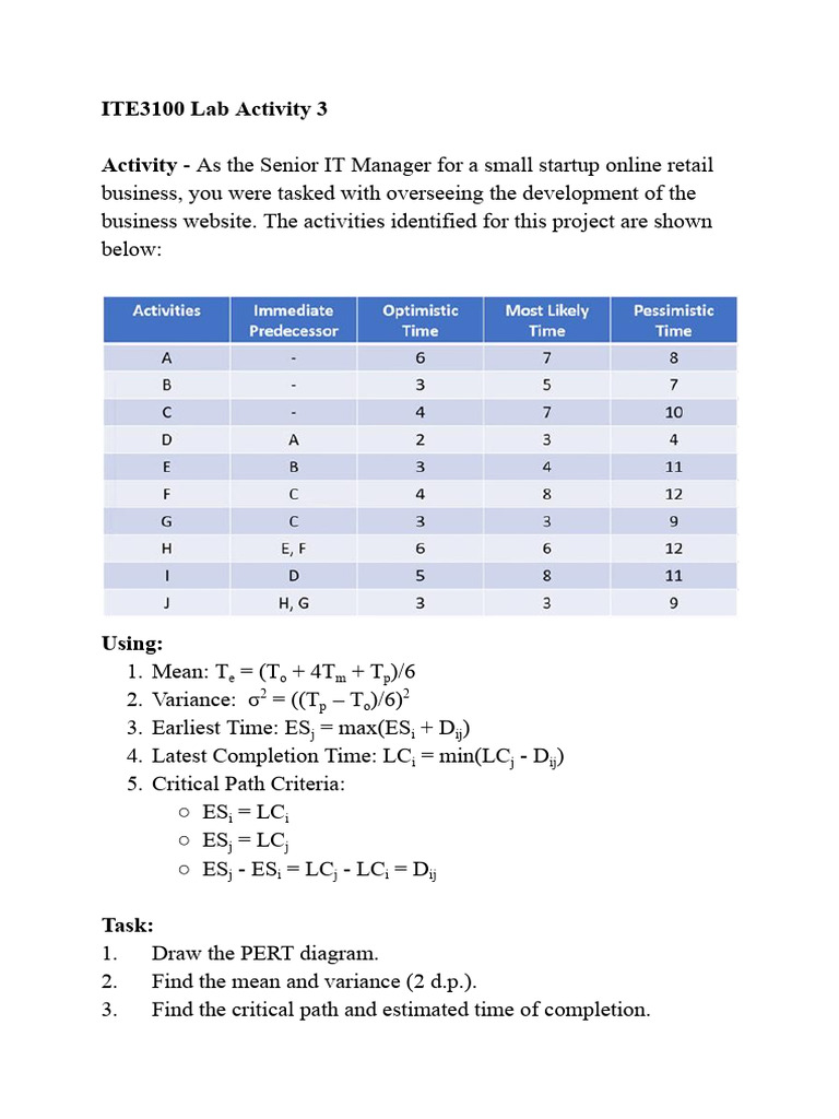 Ite3100 Lab 3 | PDF