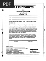 2025 MATHCOUNTS Nationals Results | PDF | Triangle | Area