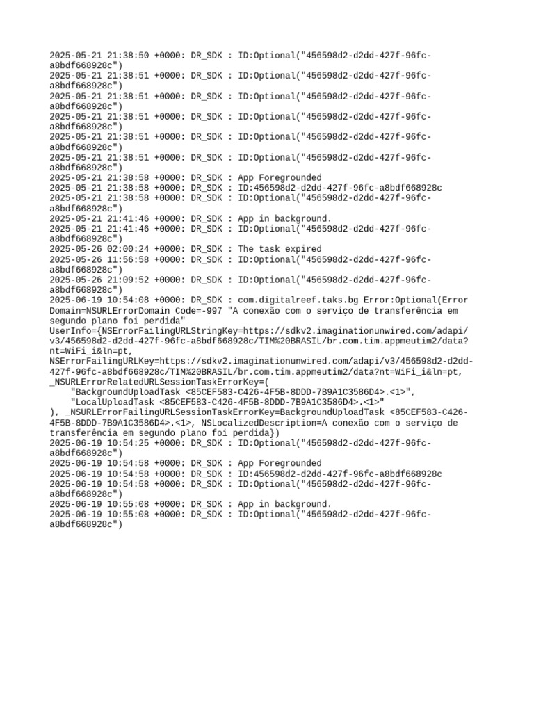 Erros e Status do DR_SDK em 2025 | PDF