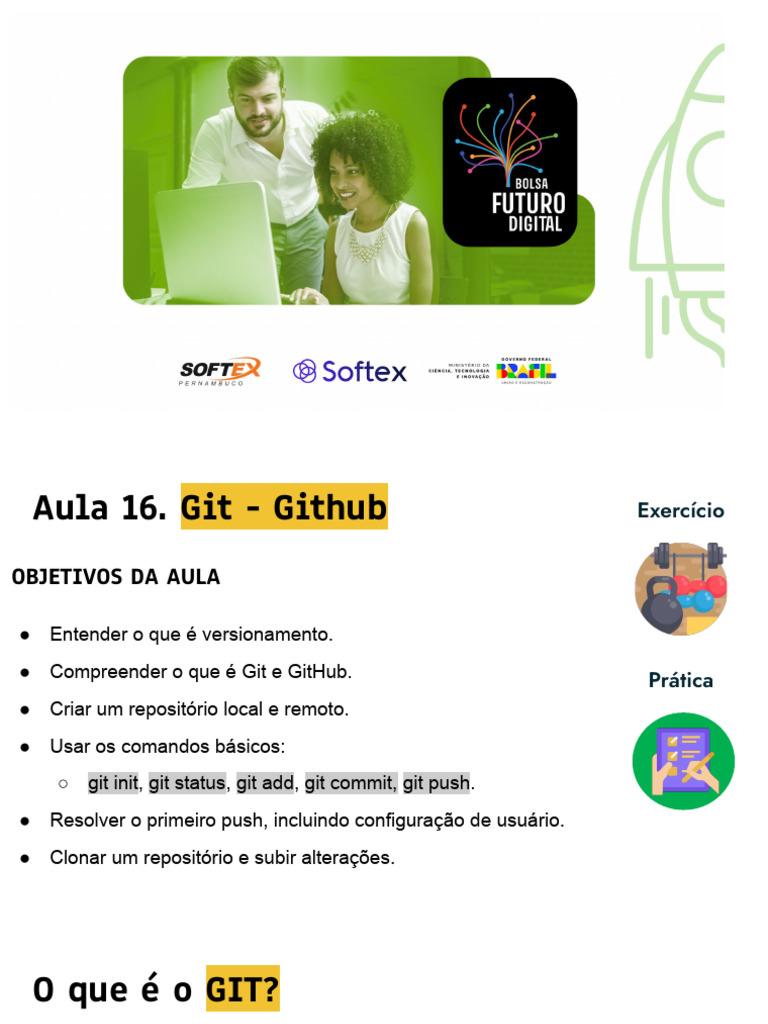 Introdução ao Git e GitHub: Versionamento | PDF | Controle de versão ...