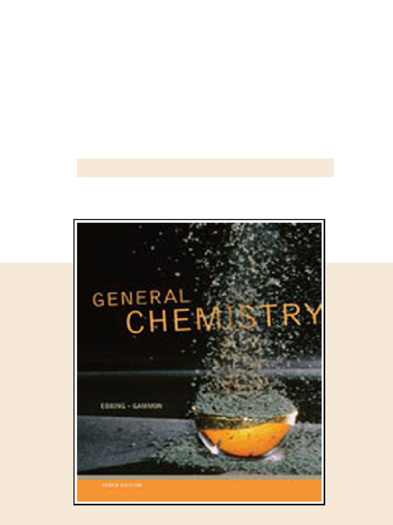 Test Bank for General Chemistry, 10th Edition Darrell D. Ebbing Steven ...
