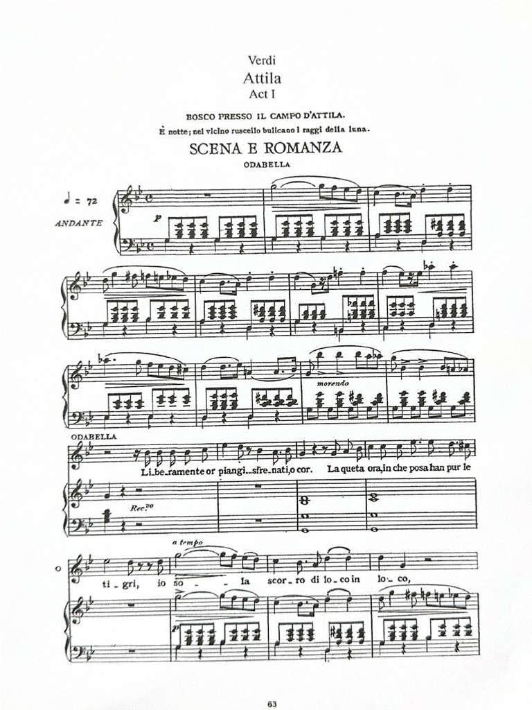 Verdi_Liberamente or Piangi | PDF