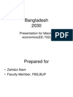 Bangladesh 2030: Presentation For Macro-Economics (EE-702)
