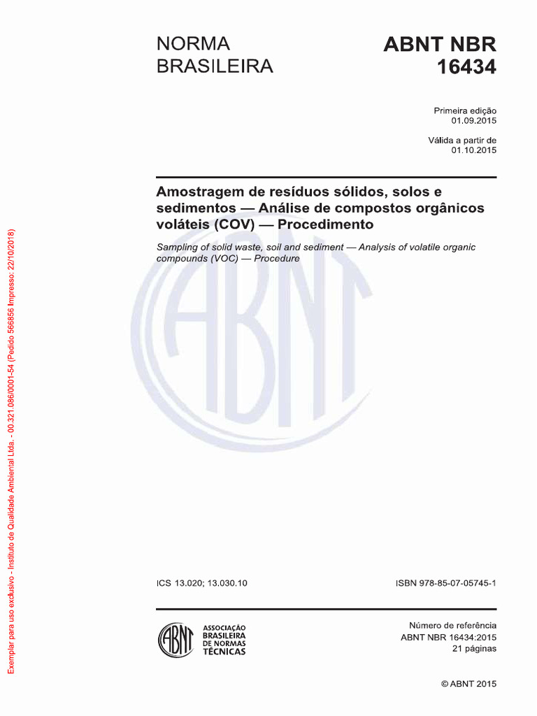 NBR 16434 v2015 | PDF