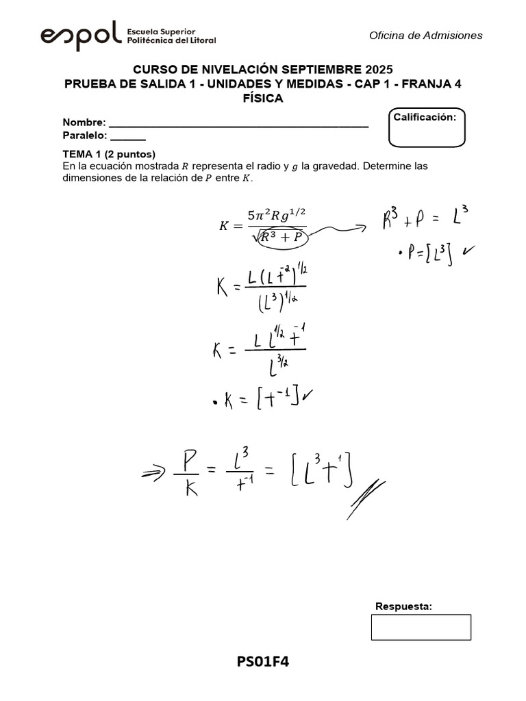 Prueba de Física: Unidades y Medidas | PDF