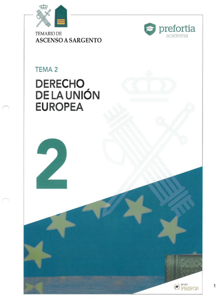TEMA 2 DERECHO DE LA UNIÓN EUROPEA | PDF