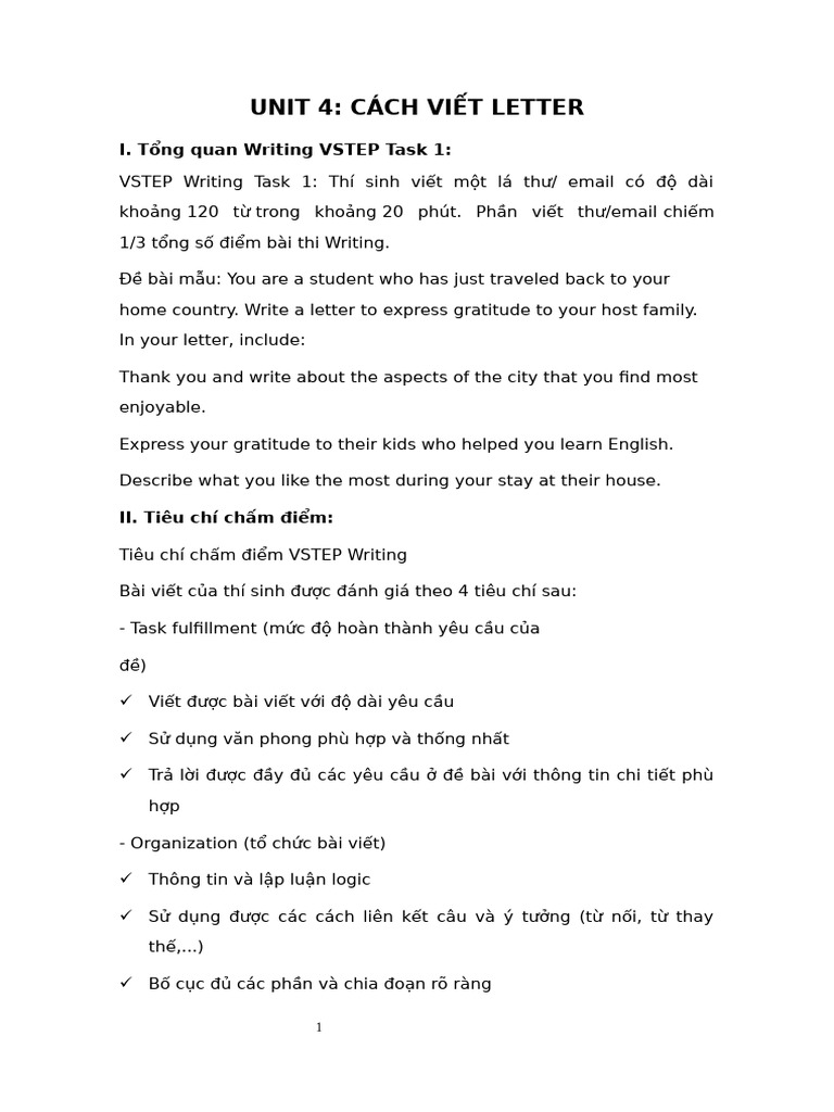 TL Writing G I HV | PDF