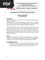 OSHA Stairway Safety Standards 1910.25 | PDF | Stairs