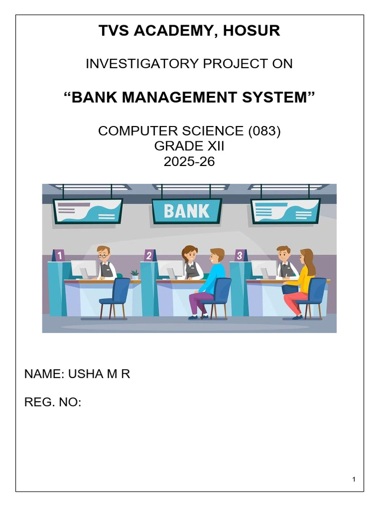 Bank Management System Project Overview | PDF | Software Testing | System