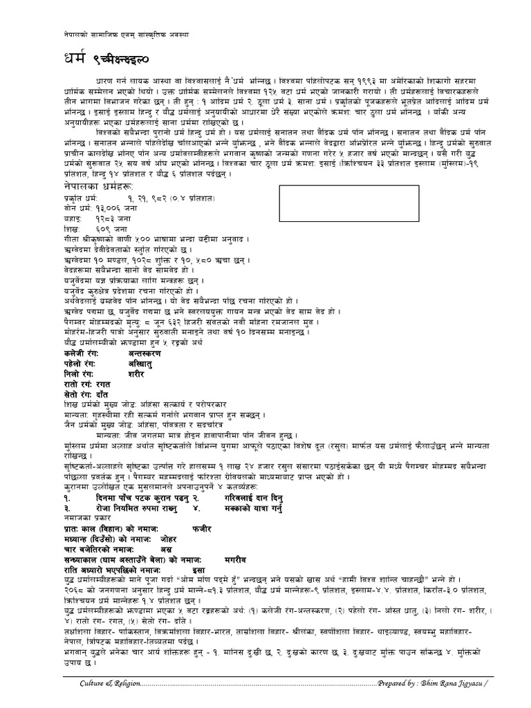 3. Cultural Bhim Rana Sir | PDF