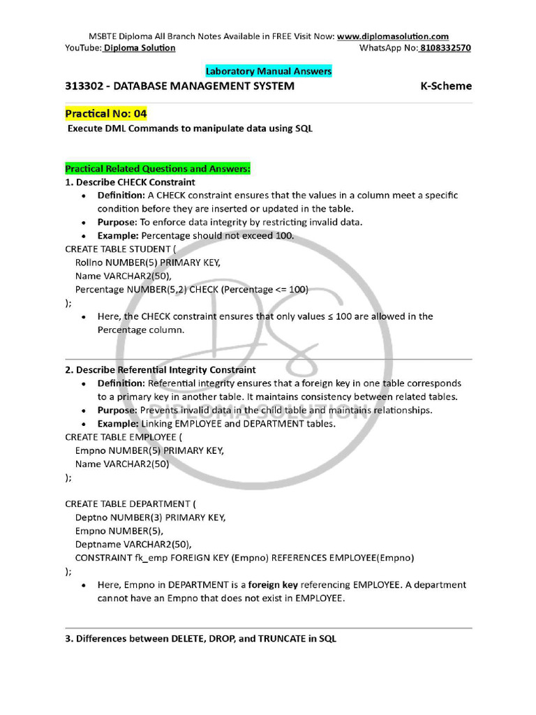 DMS - 4 | PDF
