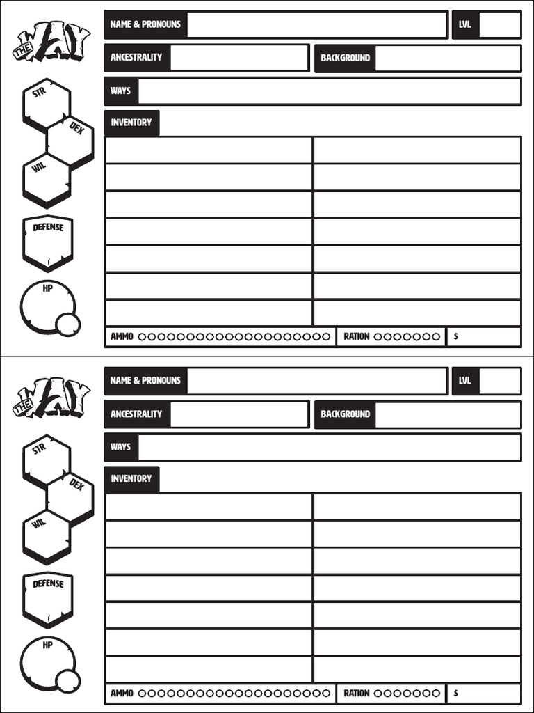 Character Stats and Inventory Overview | PDF