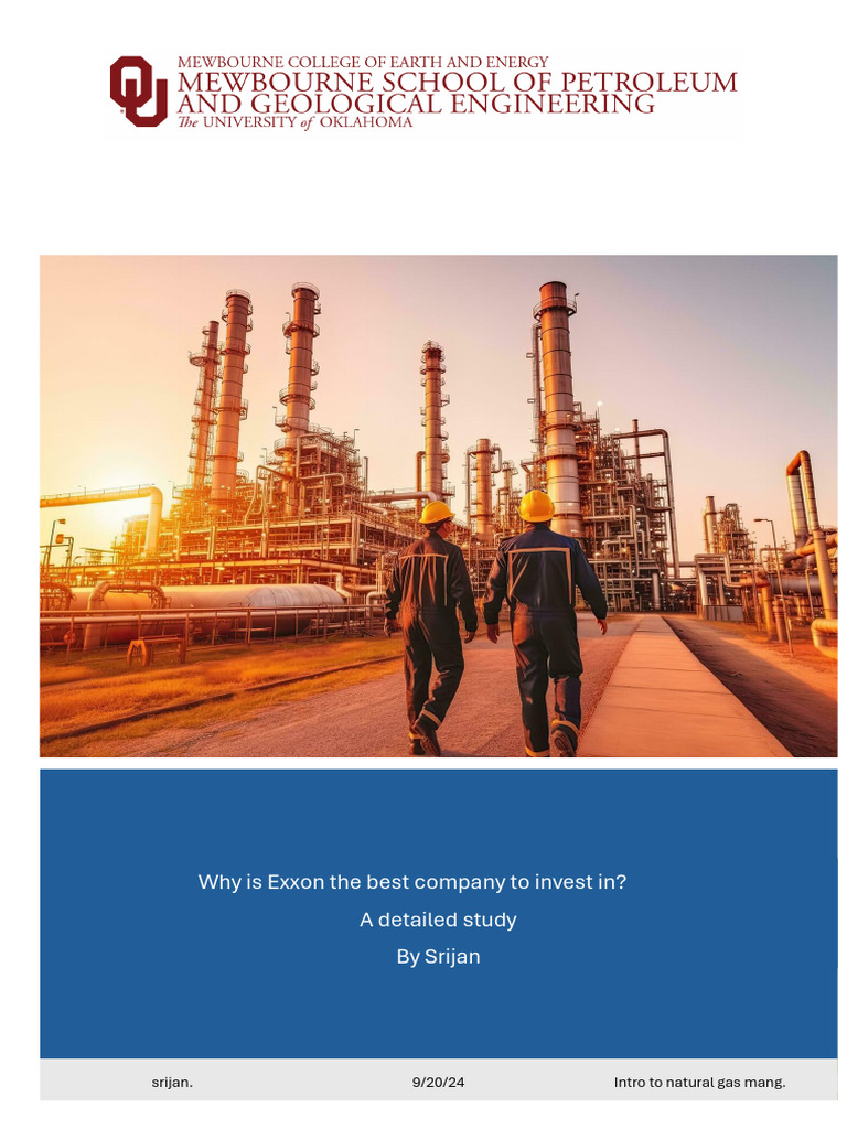 Why Invest in ExxonMobil: A Detailed Analysis | PDF | Exxon Mobil ...