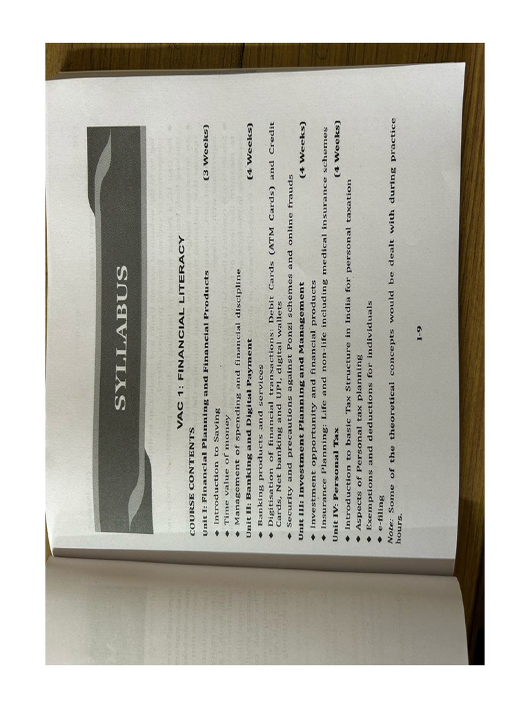 VAC - Financial Literacy | PDF
