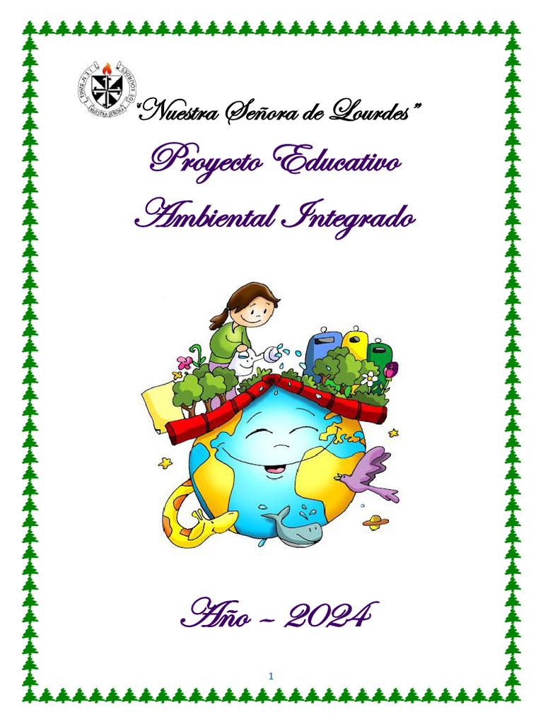 Proyecto Educativo Ambiental 2024 | PDF | Residuos | Sustentabilidad