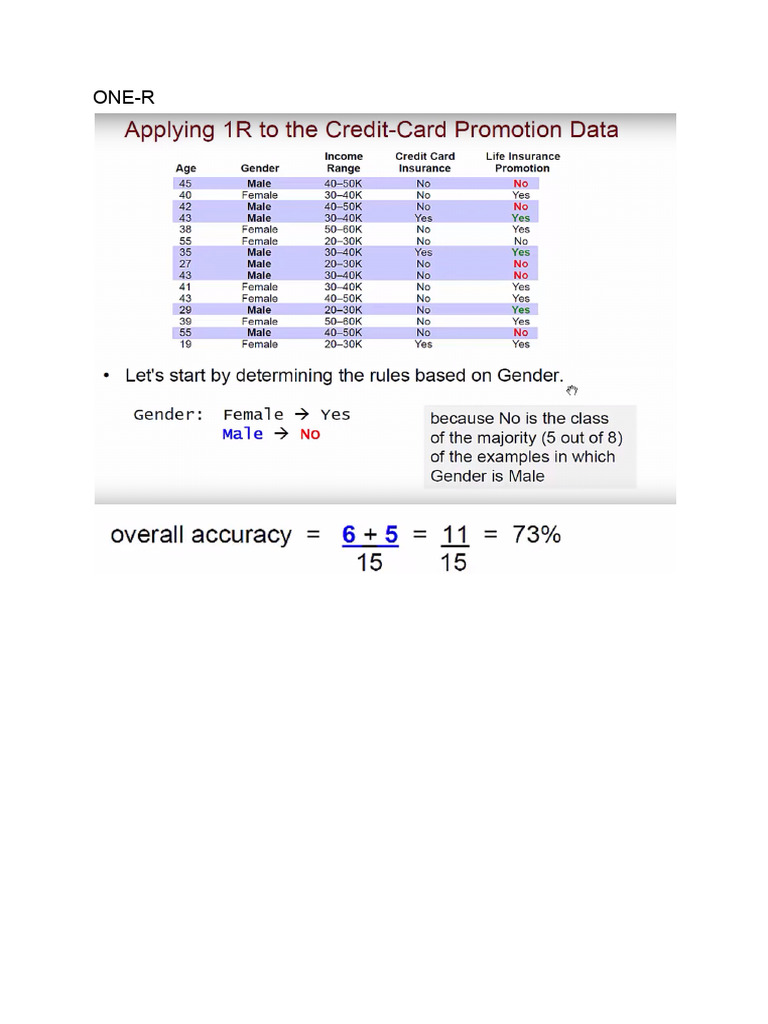 One R | PDF