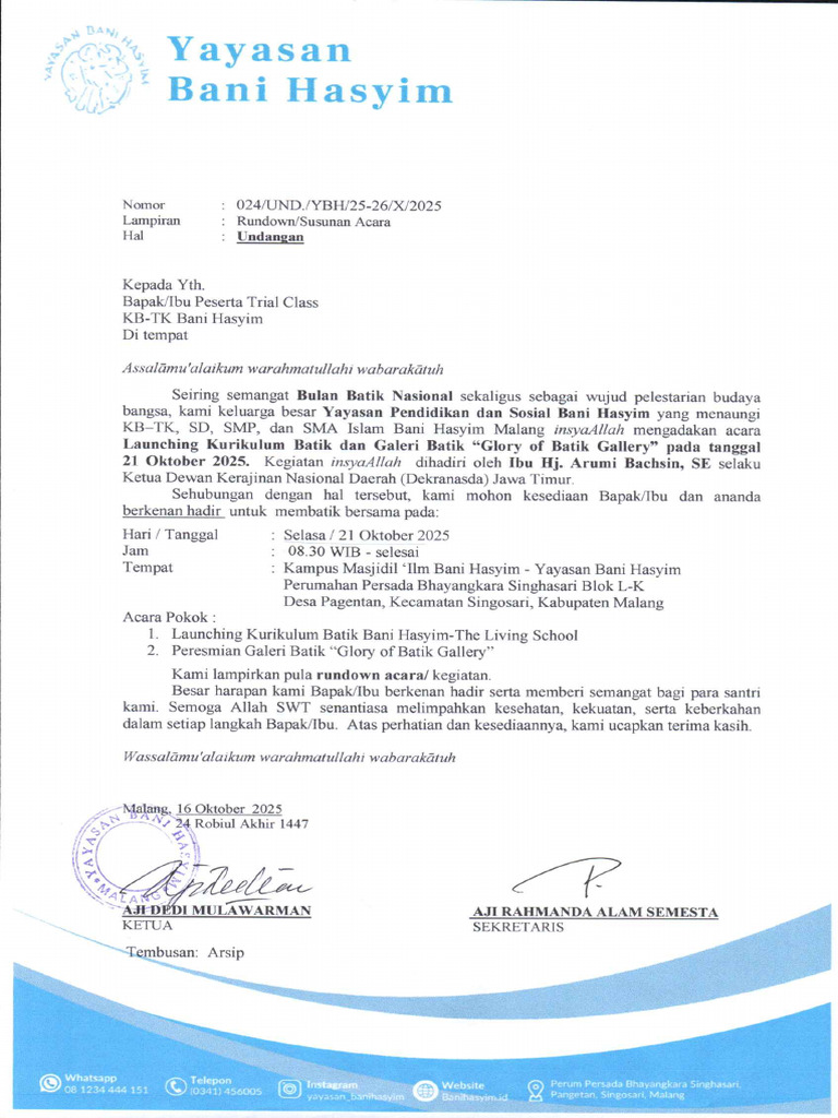 Peserta Trial Class | PDF