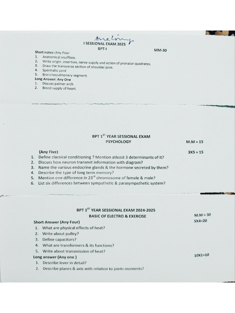 Sessional Paper | PDF