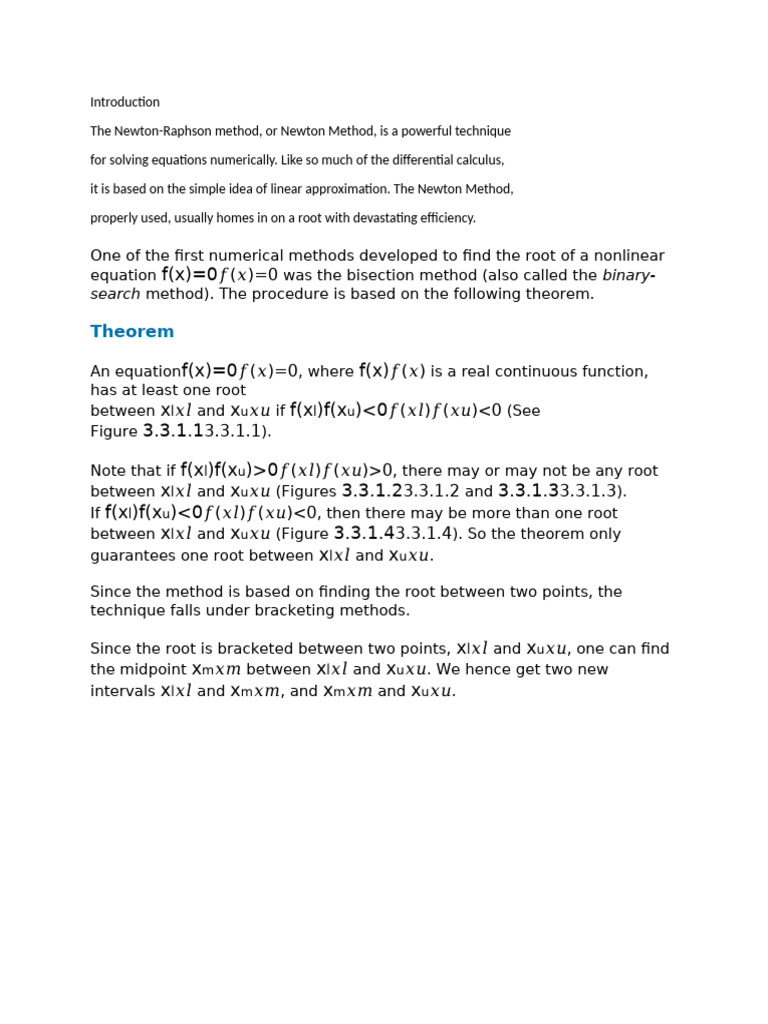 Newton-Raphson Method Explained | PDF