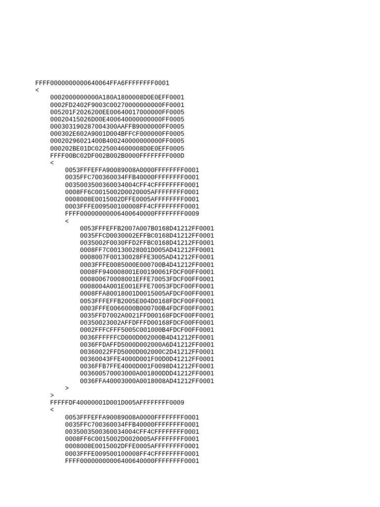 Hexadecimal Data Structure Analysis | PDF