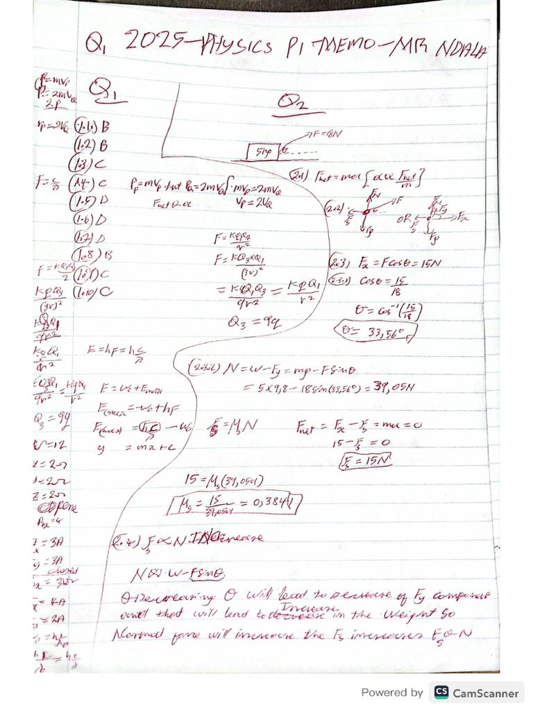 Physics 2025 p1 | PDF