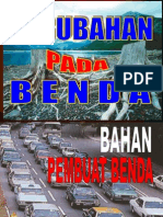 Perubahan Pada Benda