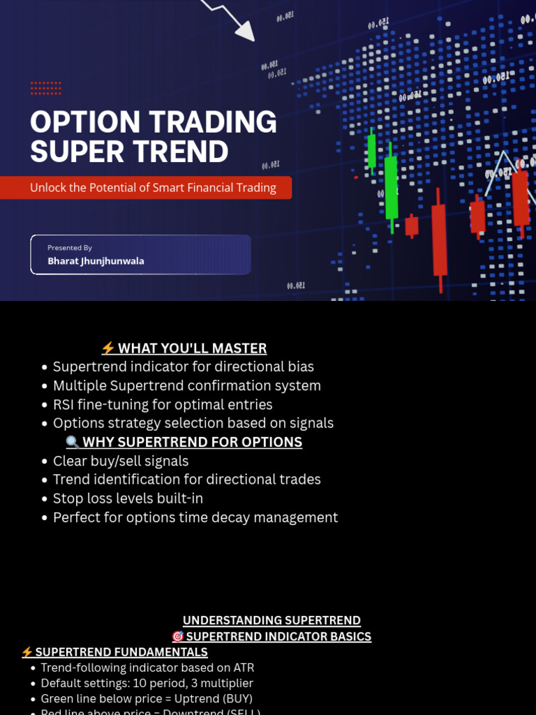 Blue and Red Modern Financial Trading Strategy Presentation | PDF ...