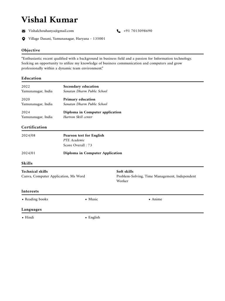 Mycv | PDF