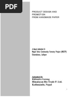 Download Product Design and Promotion From Handmade Paper by khilendra gurung SN9705123 doc pdf