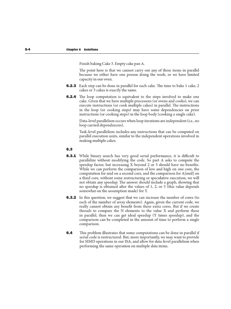 6.1 Solution | PDF | Parallel Computing | Computing