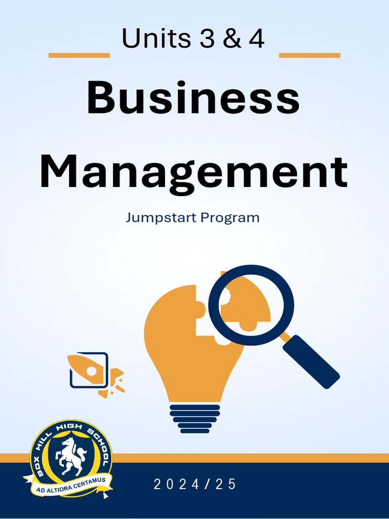 BM Jumpstart Booklet 2025 | PDF | Business | Social Enterprise